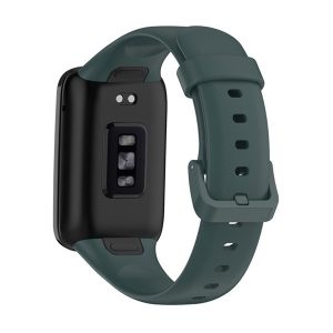 Xiaomi Mi Smart Band 7 Pro, szilikon pótszíj, állítható, sötétzöld