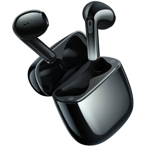 Bluetooth sztereó fülhallgató, v5.2, TWS, töltőtok, zajszűrővel, érintés vezérlés, Baseus Storm 3, fekete