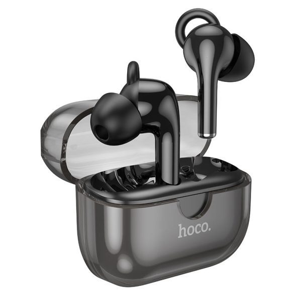 Bluetooth sztereó fülhallgató, v5.3, TWS, töltőtok, zajszűrővel, Hoco EW22 Cantante, fekete