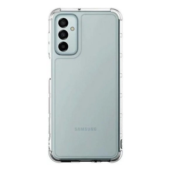 Samsung Galaxy M23 5G SM-M236B, Szilikon tok, közepesen ütésálló, légpárnás sarok, átlátszó, gyári