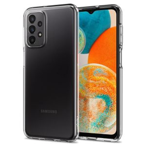 Samsung Galaxy A23 4G / A23 5G SM-A235F / A236U, Szilikon tok, Spigen Liquid Crystal, átlátszó