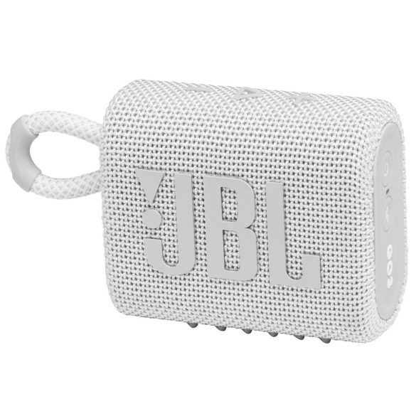 Bluetooth hordozható hangszóró, 4.2W, v5.1, felakasztható, vízálló, JBL Go 3, szürke
