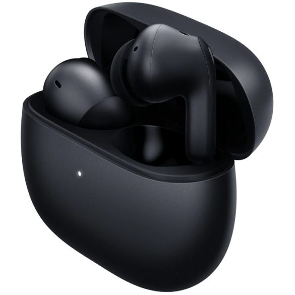 Bluetooth sztereó fülhallgató, v5.3, TWS, töltőtok, érintés vezérlés, zajszűrővel, IP54, Xiaomi Redmi Buds 4 Pro, fekete, gyári