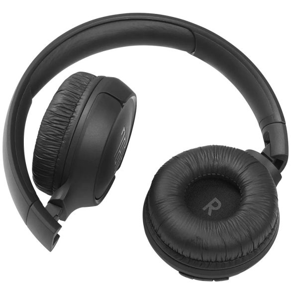 Bluetooth sztereó fejhallgató, v5.0, Multipoint, mikrofon, funkció gomb, hangerő szabályzó, összecsukható, JBL Tune 510, fekete