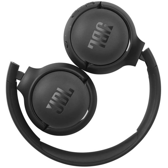 Bluetooth sztereó fejhallgató, v5.0, Multipoint, mikrofon, funkció gomb, hangerő szabályzó, összecsukható, JBL Tune 510, fekete