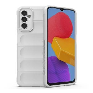 Samsung Galaxy M23 5G SM-M236B, Szilikon tok, közepesen ütésálló, 3D minta, fehér