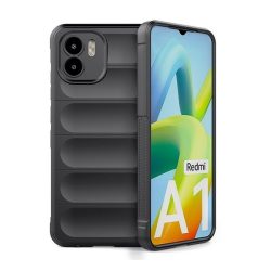   Xiaomi Redmi A1 / A2, Szilikon tok, közepesen ütésálló, 3D minta, fekete