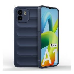   Xiaomi Redmi A1 / A2, Szilikon tok, közepesen ütésálló, 3D minta, sötétkék