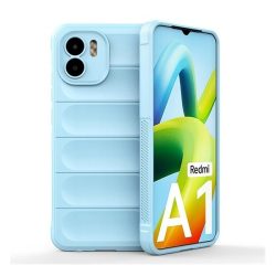   Xiaomi Redmi A1 / A2, Szilikon tok, közepesen ütésálló, 3D minta, világoskék