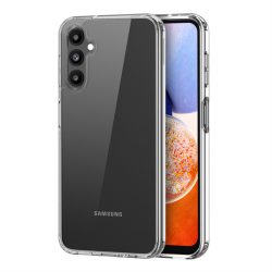   Samsung Galaxy A14 4G / A14 5G SM-A145F / A146B, Műanyag hátlap védőtok + szilikon keret, Dux Ducis Clin, átlátszó