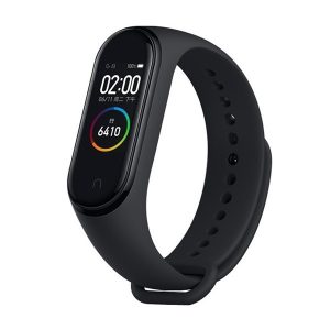 Xiaomi Mi Band 3 / Mi Band 4, szilikon pótszíj, állítható, Devia Delux Sport, fekete