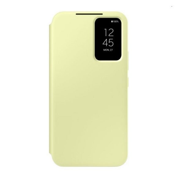 Samsung Galaxy A34 5G SM-A346B, Oldalra nyíló tok, hívás mutatóval, kártyatartóval, Smart View Wallet, zöld, gyári