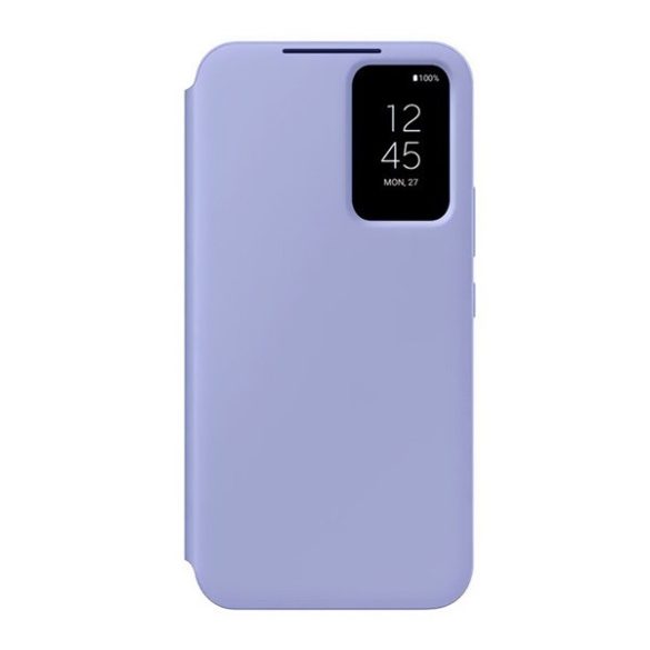 Samsung Galaxy A54 5G SM-A546B, Oldalra nyíló tok, hívás mutatóval, kártyatartóval, Smart View Wallet, lila, gyári