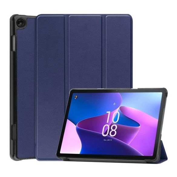 Lenovo Tab M10 (10.1) (3. generáció) TB-328, mappa tok, Trifold, sötétkék