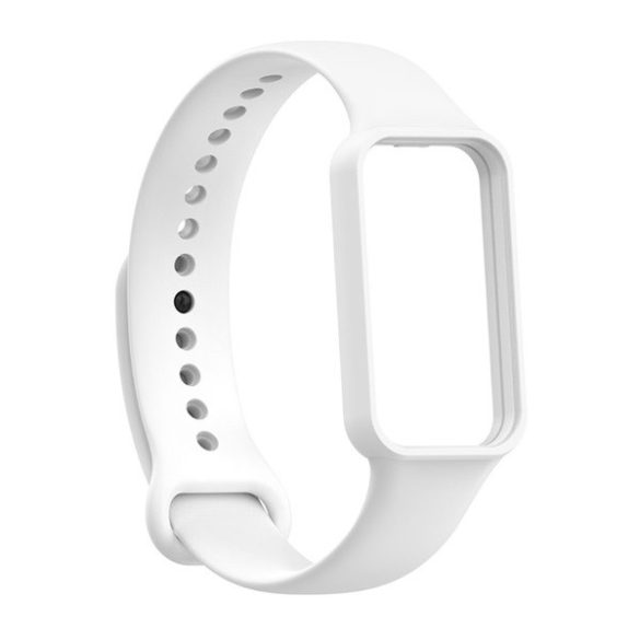 Amazfit Band 7, szilikon pótszíj, állítható, fehér