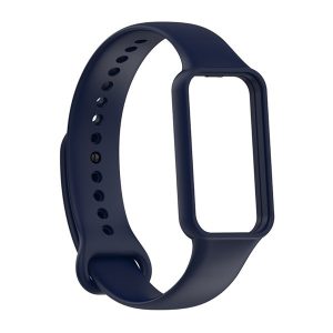 Amazfit Band 7, szilikon pótszíj, állítható, sötétkék