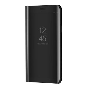 Realme 10 4G, Oldalra nyíló tok, hívás mutatóval, Smart View Cover, fekete (utángyártott)
