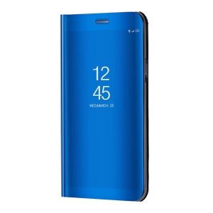 Realme 10 4G, Oldalra nyíló tok, hívás mutatóval, Smart View Cover, kék (utángyártott)