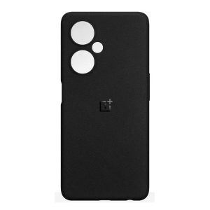 OnePlus Nord CE 3 Lite, Műanyag hátlap védőtok, ultravékony, szilikon keret, fekete, gyári