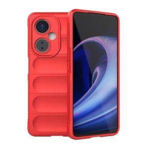 OnePlus Nord CE 3 Lite, Szilikon tok, közepesen ütésálló, 3D minta, piros