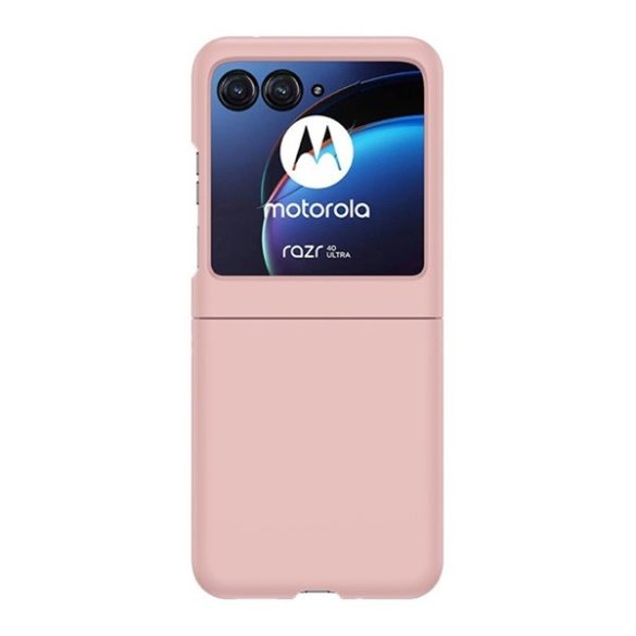 Motorola Razr 40 Ultra, Műanyag hátlap védőtok, rózsaszín