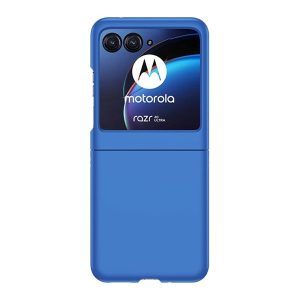 Motorola Razr 40 Ultra, Műanyag hátlap védőtok, kék