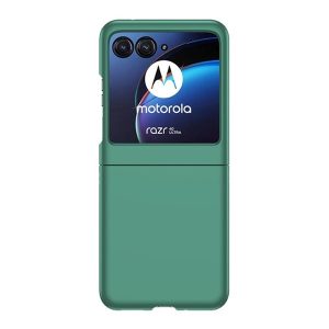 Motorola Razr 40 Ultra, Műanyag hátlap védőtok, zöld