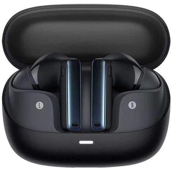 Bluetooth sztereó fülhallgató, v5.3, TWS, töltőtok, érintés vezérlés, zajszűrővel, Baseus Bowie M2S, fekete