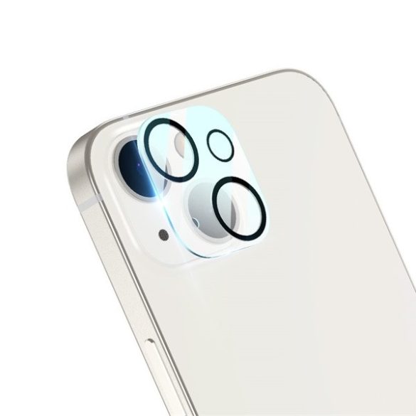 Apple iPhone 13 Mini / 13, Kamera lencsevédő fólia, ütésálló fólia, Tempered Glass (edzett üveg), ESR, átlátszó