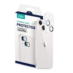   Apple iPhone 14 / 14 Plus, Kamera lencsevédő fólia, ütésálló fólia, Tempered Glass (edzett üveg), ESR Lens Protector, fekete
