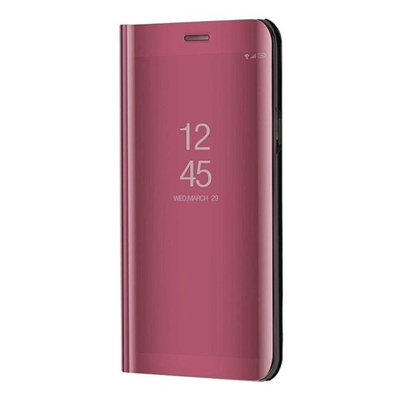 Huawei Mate X3, Oldalra nyíló tok, hívás mutatóval, Smart View Cover, vörösarany (utángyártott)
