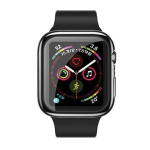 Apple Watch 4-6, SE, SE (2022) (40 mm), Szilikon védőkeret, ultravékony, szíj nélkül, Usams, fekete