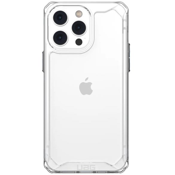 Apple iPhone 14 Pro Max, Műanyag hátlap védőtok, szilikon belső, közepesen ütésálló, UAG Plyo, áttetsző