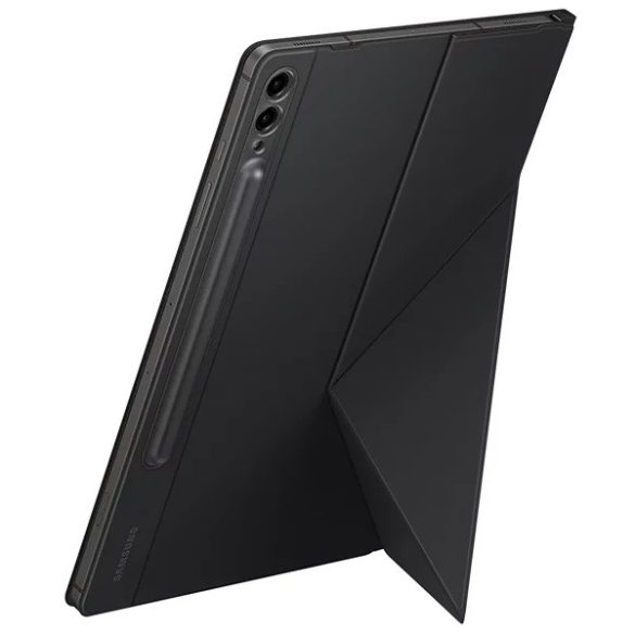 Samsung Galaxy Tab S9 Plus 12.4 SM-X810 / X816B, mappa tok, mágneses rögzítés, érintőceruza tartó, Origami Smart Case, Samsung Smart Book Cover, fekete, gyári