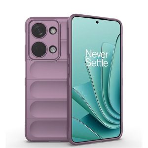 OnePlus Nord 3, Szilikon tok, közepesen ütésálló, 3D minta, lila