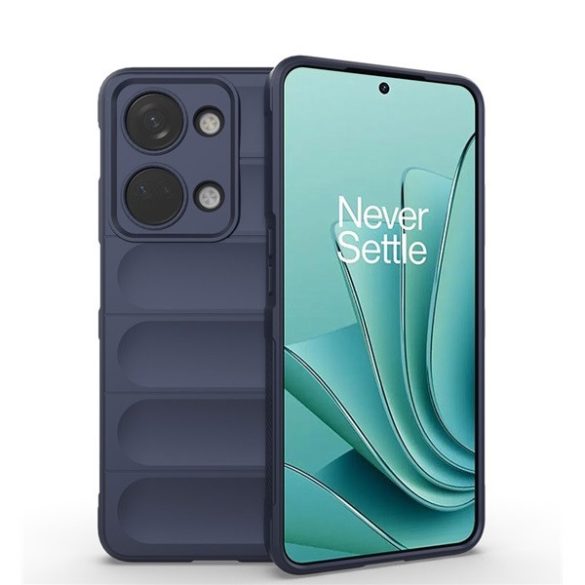 OnePlus Nord 3, Szilikon tok, közepesen ütésálló, 3D minta, sötétkék