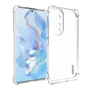 Huawei Honor 90, Szilikon tok, közepesen ütésálló, légpárnás sarok, Enkay, átlátszó