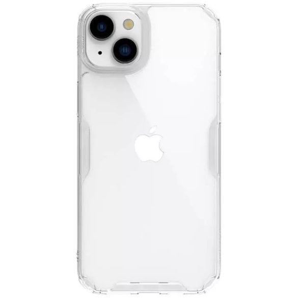 Apple iPhone 15, Szilikon tok, műanyag hátlap, ultravékony, Nillkin Nature Pro, átlátszó