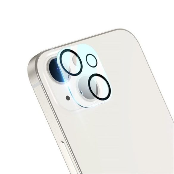 Apple iPhone 15 / 15 Plus, Kamera lencsevédő fólia, ütésálló fólia, Tempered Glass (edzett üveg), ESR, átlátszó
