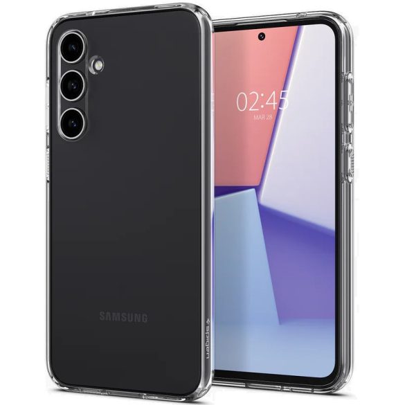 Samsung Galaxy S23 FE SM-S711, Szilikon tok, Spigen Liquid Crystal, átlátszó