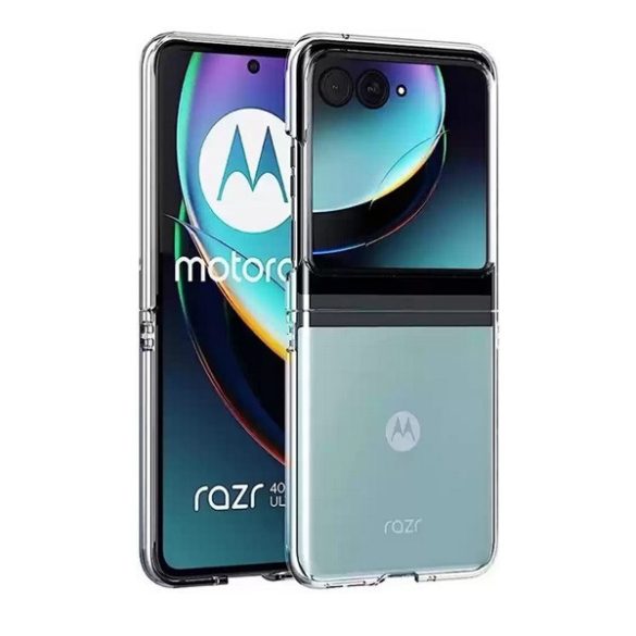 Motorola Razr 40 Ultra, Szilikon tok, ultravékony, átlátszó