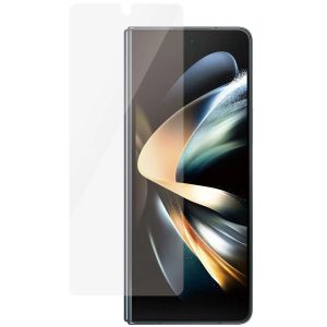 Samsung Galaxy Z Fold5 SM-F946B, Kijelzővédő fólia, ütésálló fólia (az íves részre NEM hajlik rá!), Tempered Glass (edzett üveg), Előlapi kijelzőre, Clear