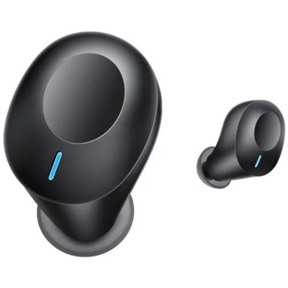 Bluetooth sztereó fülhallgató, v5.3, TWS, töltőtok, zajszűrővel, érintés vezérlés, LED-es kijelző, Hoco EQ3, fekete