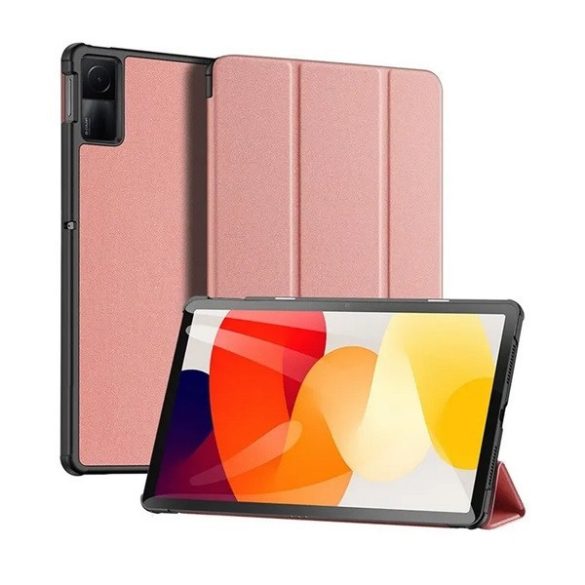 Xiaomi Redmi Pad SE (11.0), mappa tok, Trifold, Dux Ducis Domo, rózsaszín