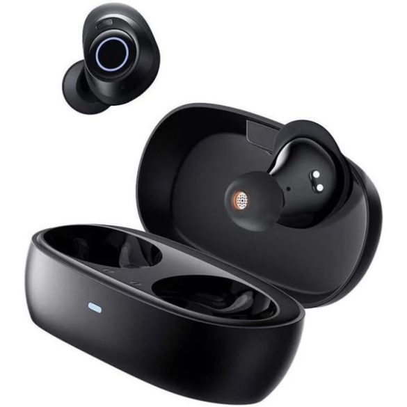 Bluetooth sztereó fülhallgató, v5.3, TWS, töltőtok, érintés vezérlés, zajszűrővel, vízálló, Baseus Bowie MA20, fekete