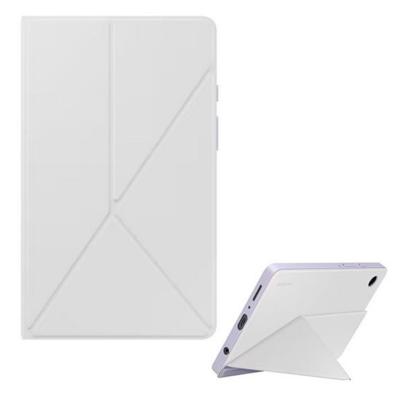 Samsung Galaxy Tab A9 (8.7) SM-X110 / X115, mappa tok, mágneses, Origami Smart Case, Samsung Book Cover, fehér, gyári