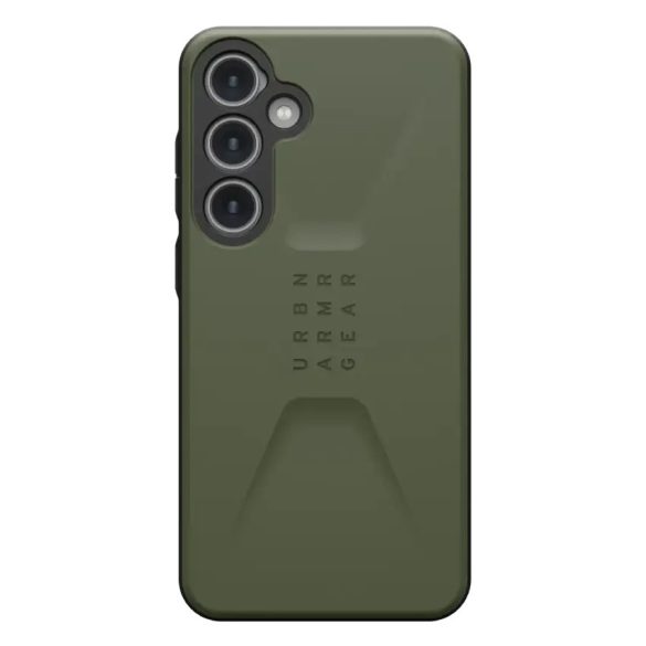 Samsung Galaxy S24 Plus SM-S926, Műanyag hátlap védőtok, szilikon belső, közepesen ütésálló, UAG Civilian, zöld