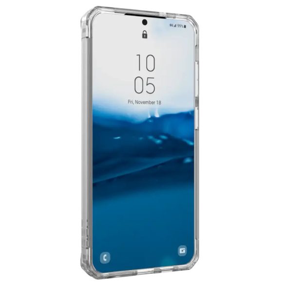 Samsung Galaxy S24 Plus SM-S926, Műanyag hátlap védőtok, szilikon belső, közepesen ütésálló, UAG Plyo, áttetsző