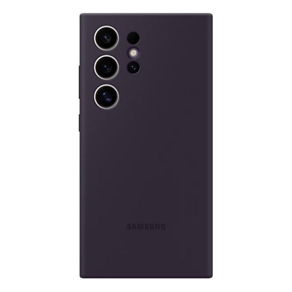 Samsung Galaxy S24 Ultra SM-S928, Szilikon tok, sötétlila, gyári