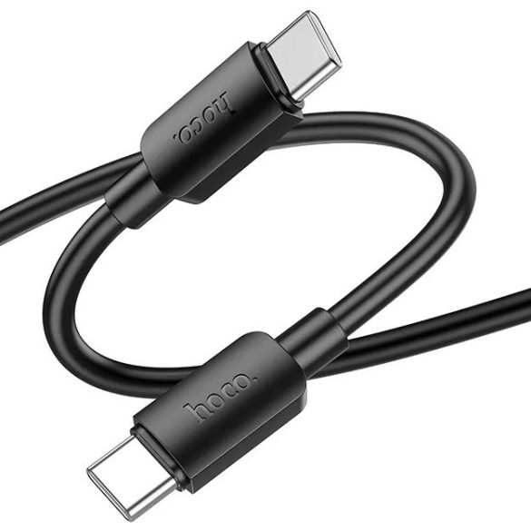 USB Type-C töltő- és adatkábel, USB Type-C, 25cm, 3000 mA, 60W, gyorstöltés, PD, QC, Hoco X96 Hyper, fekete